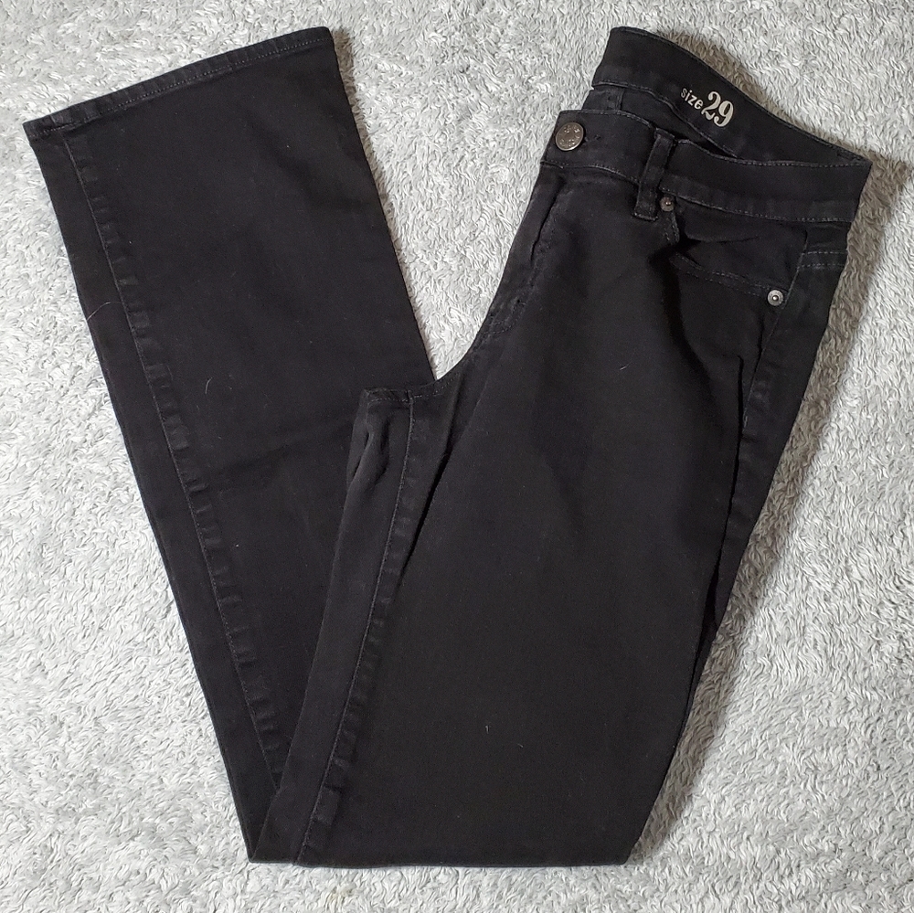 J.Crew Bootcut Black Jeans, Sz 29